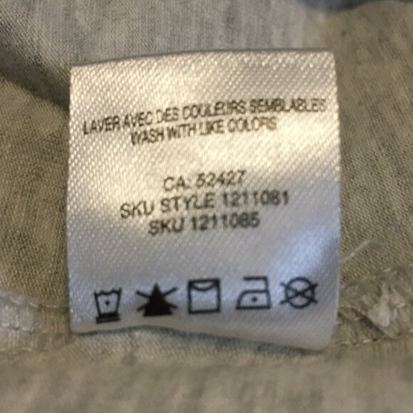 Grey Heathered Cotton V-Neck Stretch Tee - Picture 8 of 13